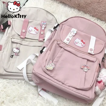 Sanrio Hello Kitty Fashion Rucsac Y2k Fata De Scoala Saci De Mare Capacitate, Saci De Desene Animate Drăguț Femei De Saci De Umăr Stil Harajuku Sac 15