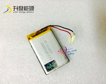 SD 503850 baterie reîncărcabilă li-ion 3.7 v, 1400mah baterie litiu-polimer 9