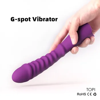 Siguranța Silicon Penetrare Vibratoare punctul G Vibratoare 7 Frecvența jucarie Sexuala Pentru Femeie Masaj Vibrator Magic Wand Stimulator Clitoris 3