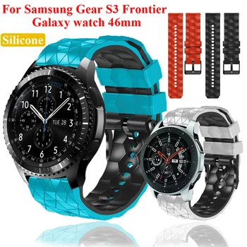 Silicon 22mm Inteligent Curea de Ceas Pentru Samsung Gear S3 Frontieră/Galaxy Watch 46mm Bratara Sport Band Brățară Accesorii 11