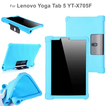 Silicon moale Caz pentru Lenovo Yoga Tab 5 YT-X705F Corp Plin Proteja Capacul pentru Yoga Smart Tab YT-X705