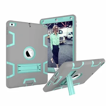 Silicon rezistent la Șocuri Caz Pentru iPad Air 1 A1474/1475 Cover pentru ipad 5 Copii în condiții de Siguranță Armura Heavy Duty Cauciuc Anti-Zero caz+Film+Pen 5