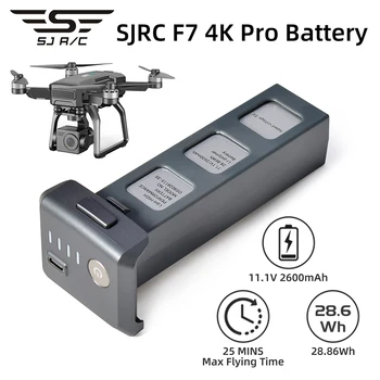 SJRC Original F7 4K Pro Acumulator 11.1 V 2600mAh Baterie pentru Brushless 5G Wifi PFV Drone Piese 14