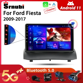 Srnubi Android 11.0 Radio Auto Pentru Ford Fiesta 2009-2017 Multimedia Video Player 2Din 4G WIFI GPS de Navigare Carplay unitatea de Cap 14