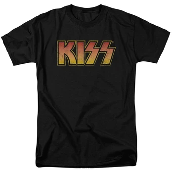 SĂRUT Classic Logo Barbati tricou Hard Rock Trupa de Muzica funny t-shirt noutate tricou de moda teeshirt grafic t shirt 2