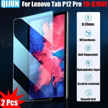 Tableta sticlă Călită film Pentru Lenovo Tab P12 Pro Explozie dovada Zero membrana Anti amprente de protecție 2 Buc TB-Q706F 12
