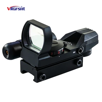 Tactice de Vânătoare Roșu Laser 2 In 1 Pușcă de Vedere Optic de Proiecție Holografică Red Dot Sight Este Potrivit Pentru Montaj 20 MM Piese 9