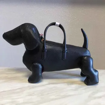 TB THOM Geanta Animal de Design de Moda din Piele de Câine Formă de Geantă de mână de Brand de Lux Cățel Negru de Mare Capacitate Kawaii Harajuku Sac 8