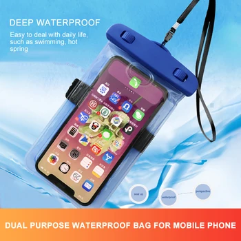 Telefon rezistent la apa Sac Caz Touch Screen Sporturi de Plajă Mobil Protector de Acoperire Accesorii Telefon pentru Sporturi nautice 14