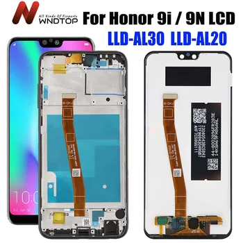 Testat Pentru Huawei Honor 9i Display LCD Onoare 9N Ecran Tactil Digitizer Cu Cadru Înlocuitor Pentru Onoarea 9i LCD LLD-AL30 LLD-AL20 9