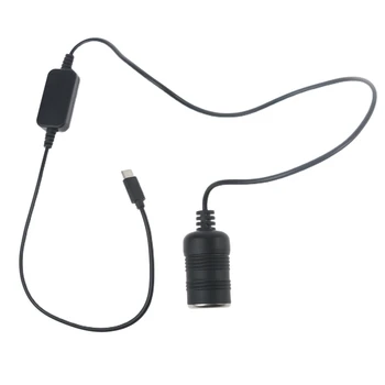 Tip auto C-C USB 5V la 12V bricheta de sex Feminin Convertor de Putere Cablu potrivit pentru Conducere Recorder Masina Încărcător