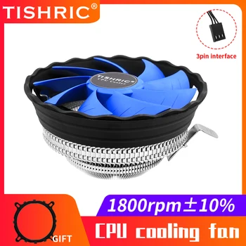 TISHRIC CPU Cooler Fan Caz de Calculator PWM 3Pin 120mm Silent Fan LGA 1700 1200 1150 1151 X79 X99 E5 AMD AM3 AM4 Cpu Ventilatorului de Răcire