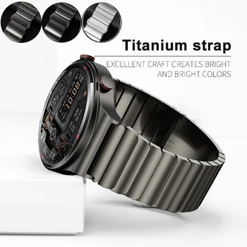 Titan Curea de Ceas pentru Original Huawei GT 2 Pro 22mm Metal de Titan Ceas Trupa pentru Huawei watch 3 Magic 2 GT 2E EGC Trupa Încheietura mâinii 15