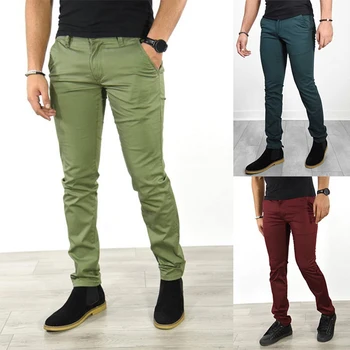 Toamna Anului 2022 Nou Pantaloni Casual Barbati 6 Culori Clasic Stil De Moda De Afaceri Slim Fit Pantaloni Drepte Solide De Zi Cu Zi Haine De Sex Masculin Cald