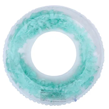 Transparent Pană Inel de Înot pentru Adulți Îngroșat PVC Gonflabile Transparent Inel de Înot cu Apă Jucărie Plutitoare Scaun 14