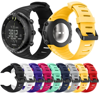 Trupa ceas Pentru Suunto Core Silicon Watchband de Înlocuire Brățară Bratara Pentru Suunto Core Smart Watch Band curea correa 10