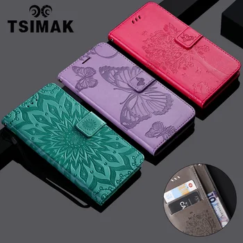 Tsimak Portofel Caz Pentru iPhone 12 Pro 11 X Xs Max Mini XR Flip Piele PU Capac Telefon Stand de cărți Capa Coque 8