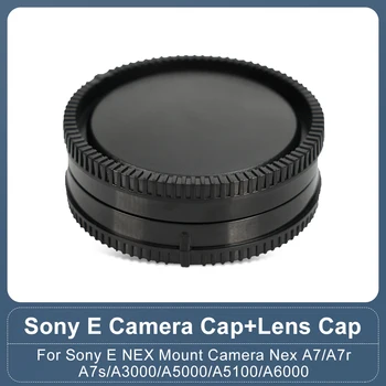 TTArtisan Camera Fata Capac Spate Capac Obiectiv pentru Sony E NEX Monta Camera NEX A7 A7r A7s A3000 A5000 a5100 A6000 Capac Capac Protector 12