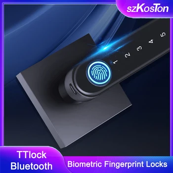 TTLock Bluetooth Inteligent Electronic De Blocare De Amprente Biometric Încuietori WiFi Ocupa Parola De Acces Fără Cheie De Protecție De Securitate Smart Home