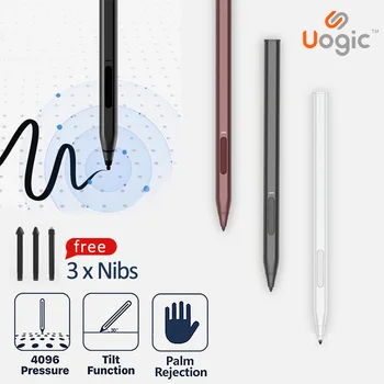 Uogic Stylus Pen Creion Pentru Surface Pro 9 8 3/4/5/6/7 X Microsoft Surface 3 2 Carte Latpop 4096 Nivele de Presiune de respingere 12