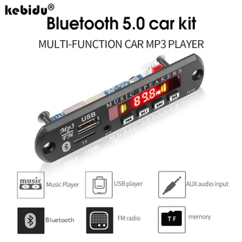 USB 3.5 mm AUX Radio FM Wireless Bluetooth V5.0 Receptor MP3 Player 9V 12V Mp3 Decoder Bord Modulul 1 Din Muzica Difuzor Auto Kit 7