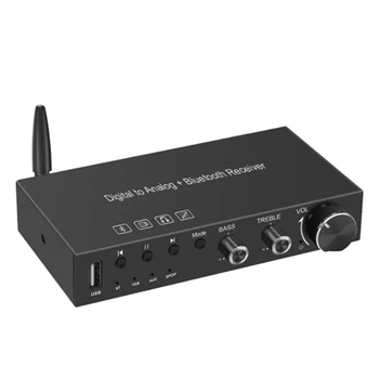 USB DAC 192Khz Digital Analog Converter Cu Amplificator pentru Căști Built-In Bluetooth 5.0 Receptor Music Player 2