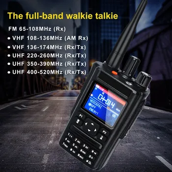 UV Full Band Walkie Talkie în aer liber, de Explorare și de Salvare de Radio Portabil GPS Bluetooth Aviației Frecvență Automată a Frecvenței 8