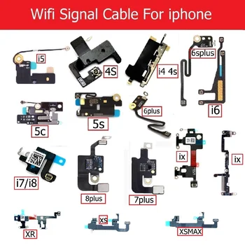 Veritabil Semnal Wifi Antena Cablu Flex pentru iPhone 4s 5S 5c 6s 7 8 plus X Xr Xs Netă max. de lucru conector antenă cablu flex de Reparare