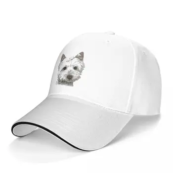 West Highland White Terrier Șapcă de Baseball Westie câine de Pescuit Trucker Hat Bărbați Respirabil Design Elegant Sepci de Baseball 5
