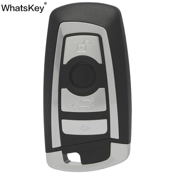 WhatsKey 3/4 Butonul Smart Cheie Auto Shell Acoperire Pentru BMW CAS4 3 5 7 Seria E90 E92 F10 F20 F30 X5 intrare fără cheie de la Distanță Cheie FOB Caz 13