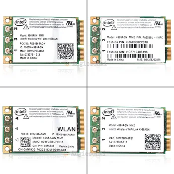 Wireless WiFi 4965AGN Mini PCI-E Adaptor WLAN Card 300Mbps Intel pentru DELL PRECISION M6300 M6400 M4400 N7260 N100 N2230 N105 N135 1