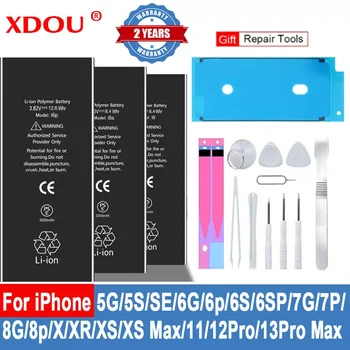 XDOU Baterie Pentru Apple iPhone 5S SE 2 6 6S 7 8 Plus X XR XS 11 12 13 Pro Max Înlocuire Bateria IP6S 6G 7G 7Plus 8Plus 4 4S 5