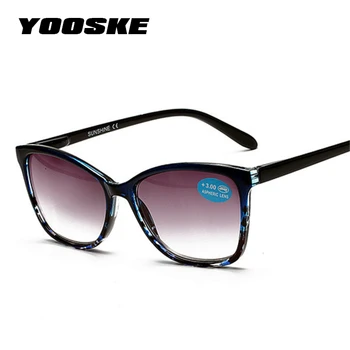 YOOSKE TR90 Ochelari Femei Gradient de ochelari de Soare cu Dioptrii Ochelari baza de Prescriptie medicala Ochelari de vedere +1.0 4.0