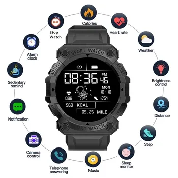 Z40 Noi Ceasuri Inteligente FD68S Bărbați Femei Bluetooth Smartwatch Tactil Inteligent Brățară Brățară de Fitness Conectat Ceas pentru IOS Android 3