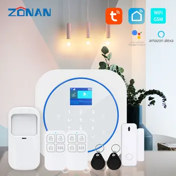 ZONAN G12 Tuya Wifi Wireless Gsm Alarmă Sistem de Protecție de Securitate App de Control SmartHome de Siguranță Kit Alarma de Lucru Cu Alexa Google 7