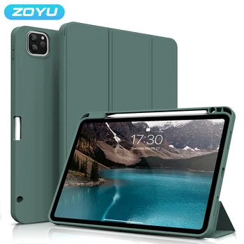 ZOYU Pentru iPad 10 10.9 inch 2022 Pro 11 12.9 Inch cu Suport de Creion Capac Pentru iPad Mini 6 8.3 Aer 4/5 cu TPU Moale Înapoi Caz