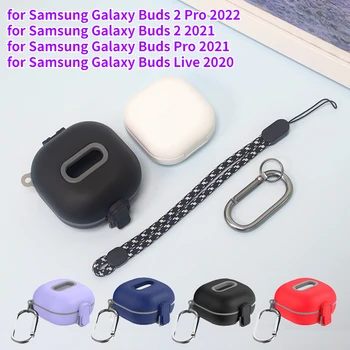 Încărcare Cutie Suport Anti Toamna Căști Căști de Acoperire pentru Samsung Galaxy Muguri 2 Pro 2022 / Muguri Live/Pro/2 Caz