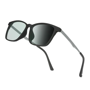 Moda clasic pentru bărbați ochelari de soare lentile fotocromice pătrat full frame ochelari de Citit bărbați Ochelari de vedere +50 75 1.25 1.75